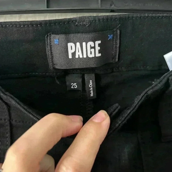 Women's Mayslie Straight Leg high Rise Black‎ Fog Luxe - Picture 2 of 6